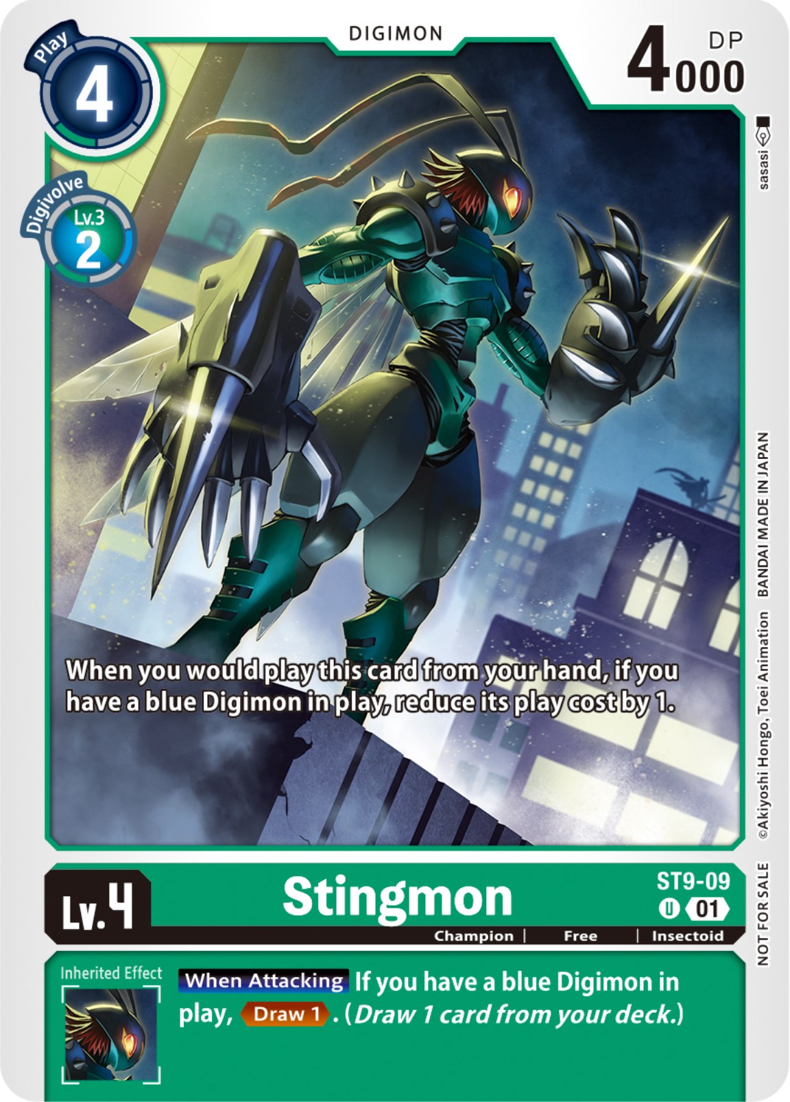 Stingmon [ST9-09] (NYCC 2023 Demo Deck) [Starter Deck: Ultimate Ancient Dragon] | Play N Trade Winnipeg