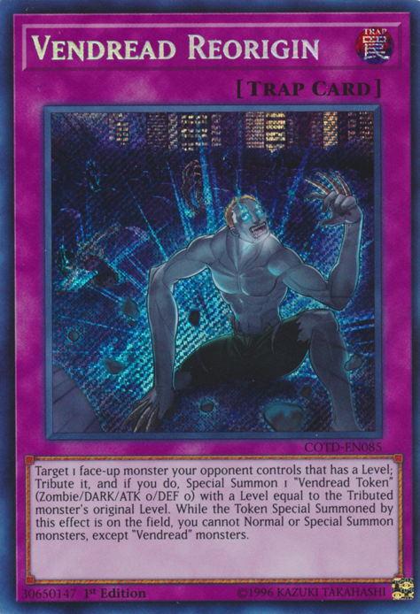 Vendread Reorigin [COTD-EN085] Secret Rare | Play N Trade Winnipeg