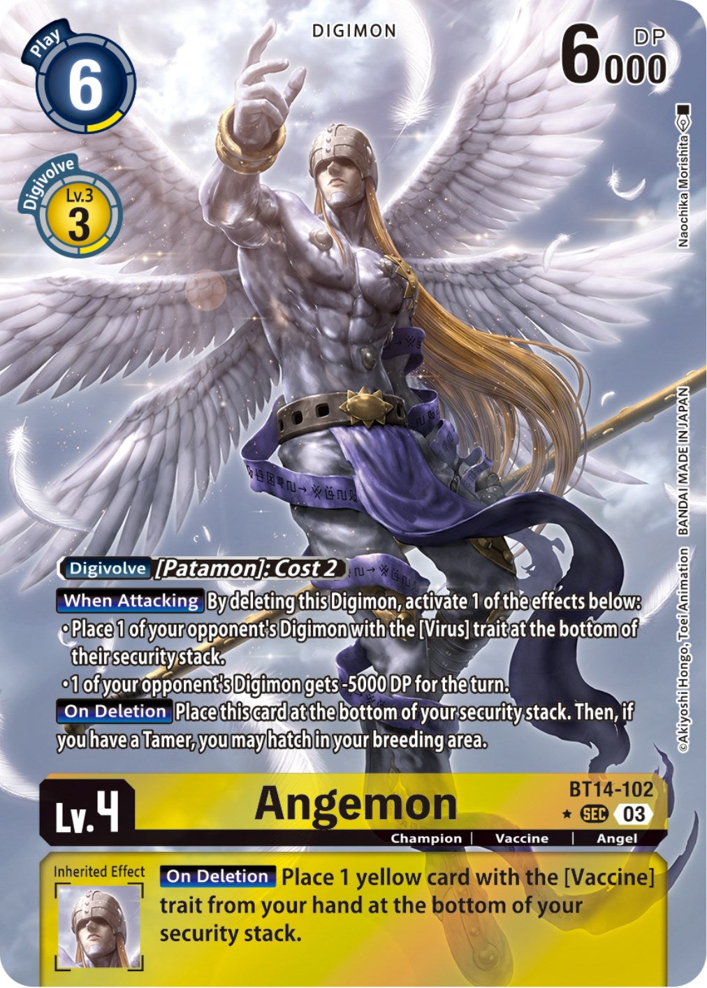 Angemon [BT14-102] (Alternate Art) [Blast Ace] | Play N Trade Winnipeg