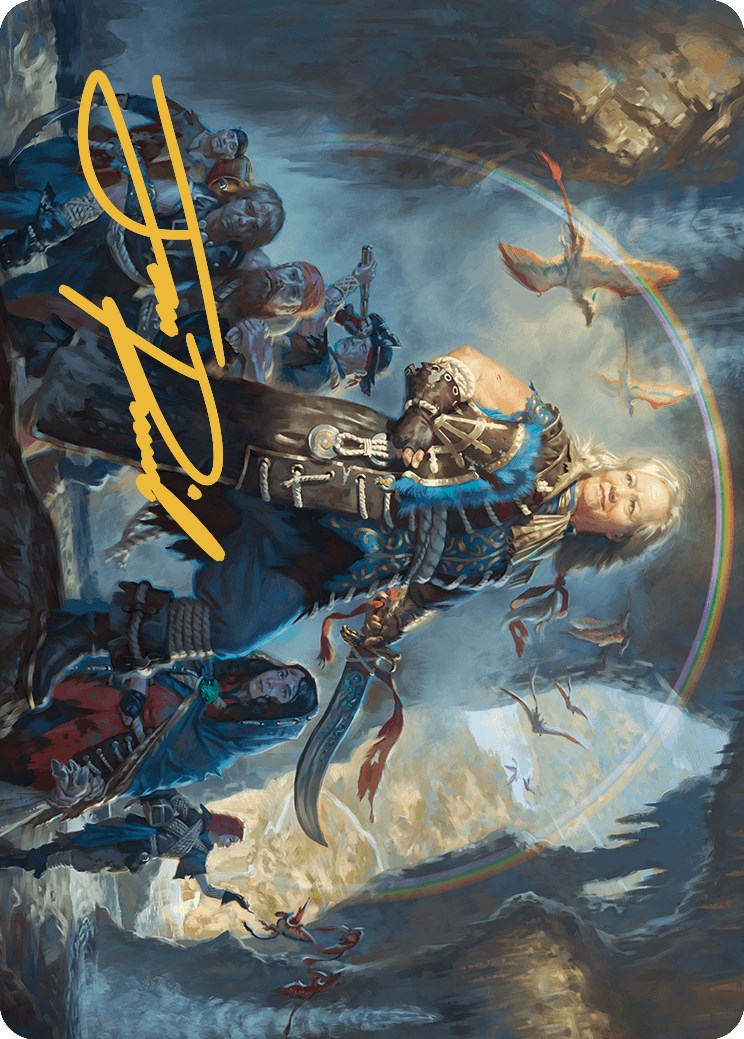 Admiral Brass, Unsinkable Art Card (Gold-Stamped Signature) [The Lost Caverns of Ixalan Art Series] | Play N Trade Winnipeg