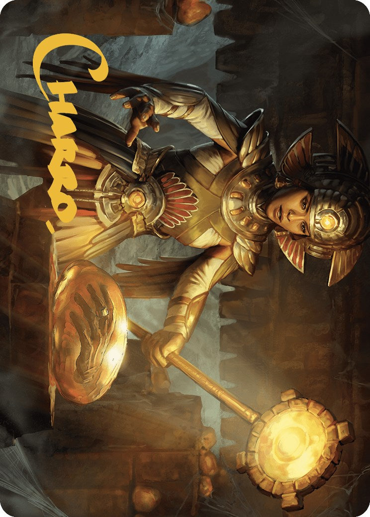 Curator of Sun's Creation Art Card (Gold-Stamped Signature) [The Lost Caverns of Ixalan Art Series] | Play N Trade Winnipeg