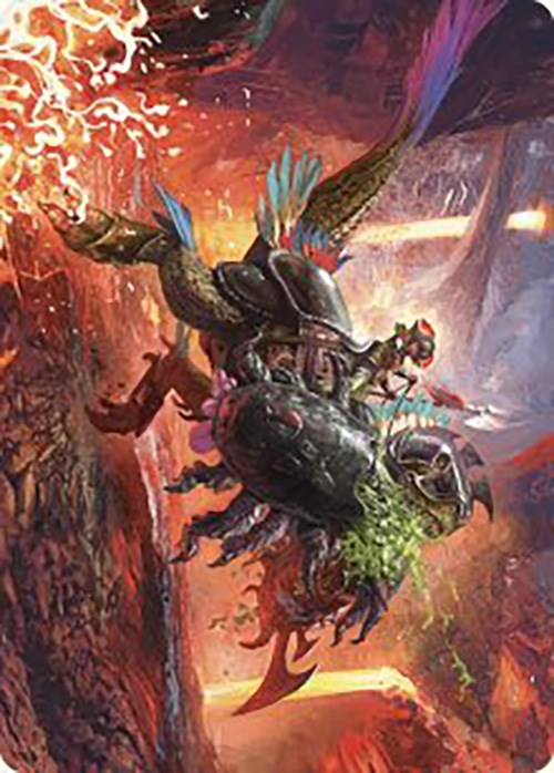 Triumphant Chomp Art Card [The Lost Caverns of Ixalan Art Series] | Play N Trade Winnipeg