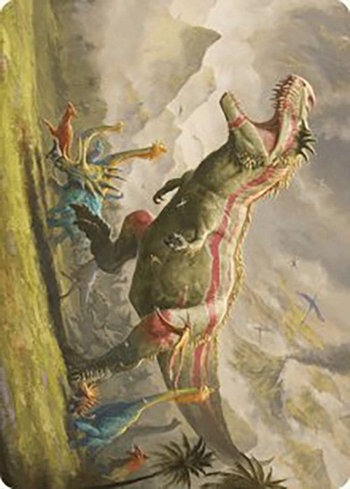 Ghalta, Stampede Tyrant Art Card [The Lost Caverns of Ixalan Art Series] | Play N Trade Winnipeg