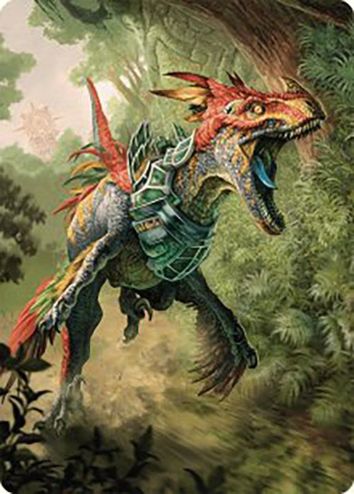 Dinosaur Token Art Card [The Lost Caverns of Ixalan Art Series] | Play N Trade Winnipeg