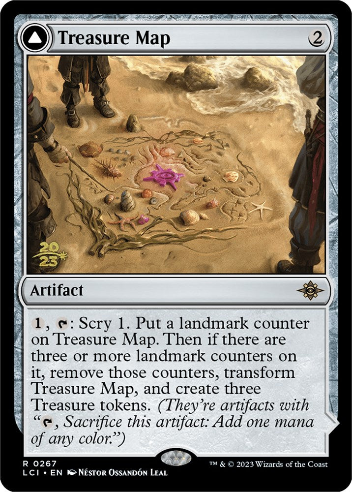 Treasure Map // Treasure Cove [The Lost Caverns of Ixalan Prerelease Cards] | Play N Trade Winnipeg