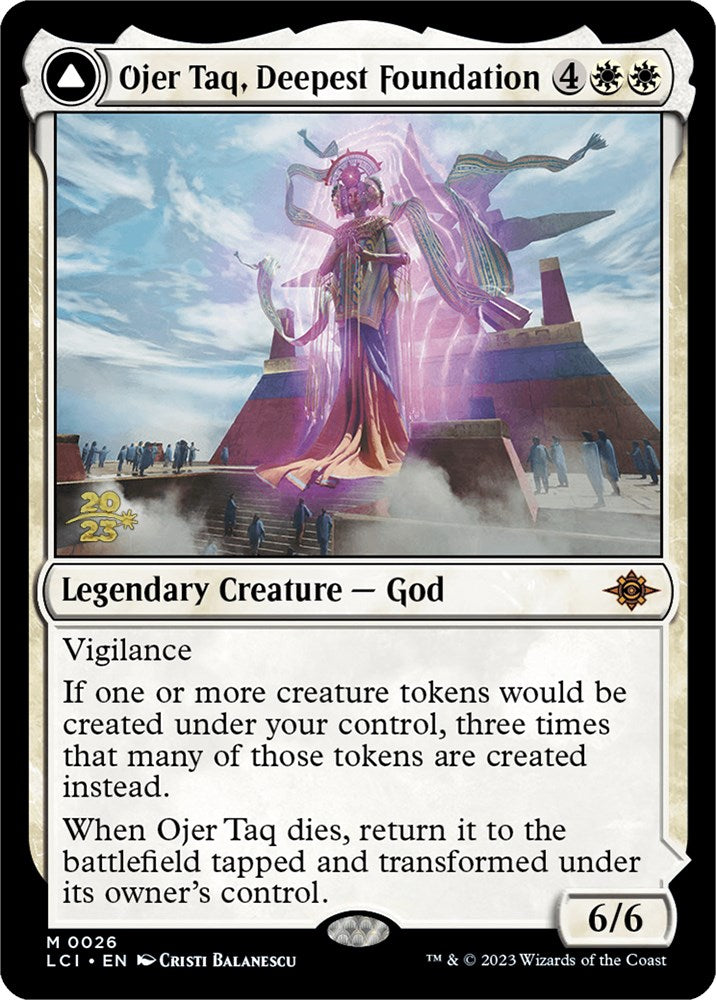 Ojer Taq, Deepest Foundation // Temple of Civilization [The Lost Caverns of Ixalan Prerelease Cards] | Play N Trade Winnipeg