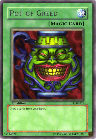 Pot of Greed [LOB-119] Rare | Play N Trade Winnipeg