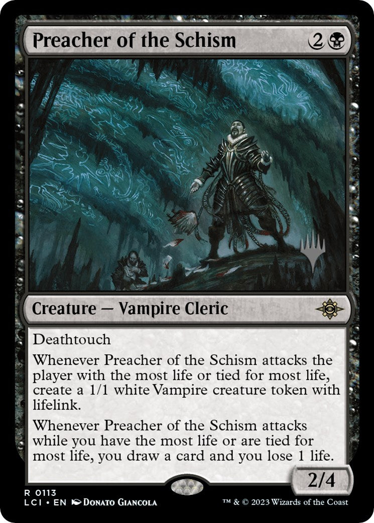 Preacher of the Schism (Promo Pack) [The Lost Caverns of Ixalan Promos] | Play N Trade Winnipeg