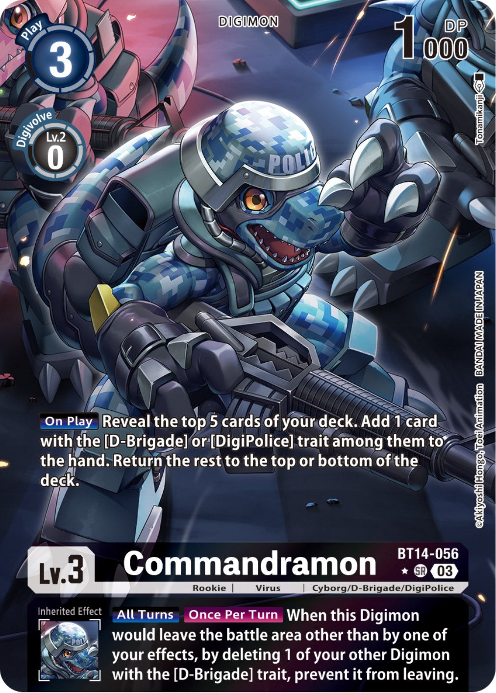 Commandramon [BT14-056] (Alternate Art) [Blast Ace] | Play N Trade Winnipeg