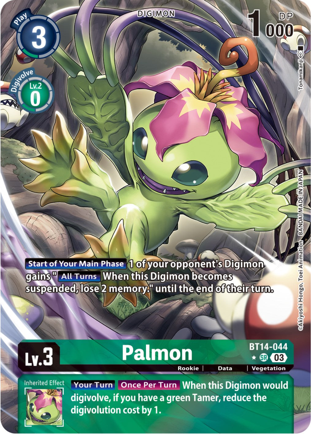 Palmon [BT14-044] (Alternate Art) [Blast Ace] | Play N Trade Winnipeg