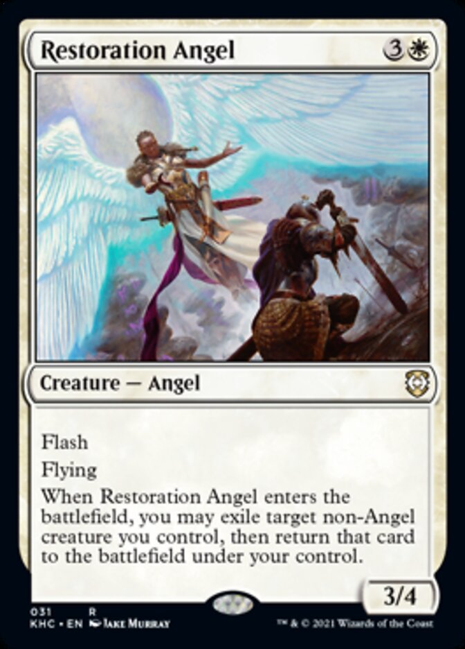 Restoration Angel [Kaldheim Commander] | Play N Trade Winnipeg