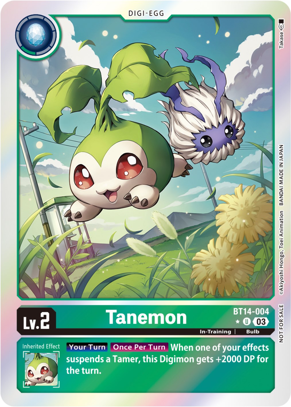 Tanemon [BT14-004] (Blast Ace Box Promotion Pack) [Blast Ace] | Play N Trade Winnipeg