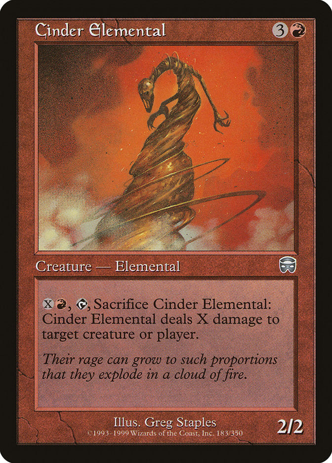 Cinder Elemental [Mercadian Masques] | Play N Trade Winnipeg