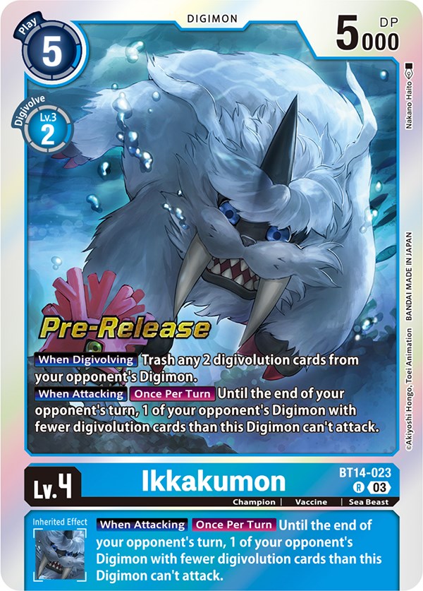 Ikkakumon [BT14-023] [Blast Ace Pre-Release Cards] | Play N Trade Winnipeg