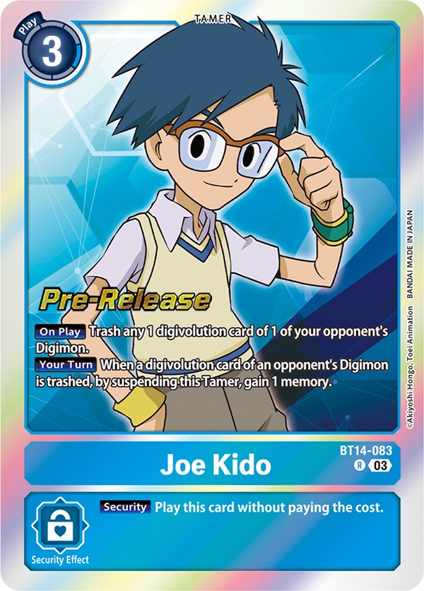 Joe Kido [BT14-083] [Blast Ace Pre-Release Cards] | Play N Trade Winnipeg