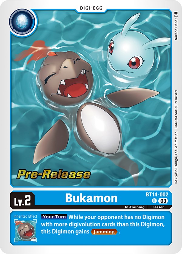 Bukamon [BT14-002] [Blast Ace Pre-Release Cards] | Play N Trade Winnipeg