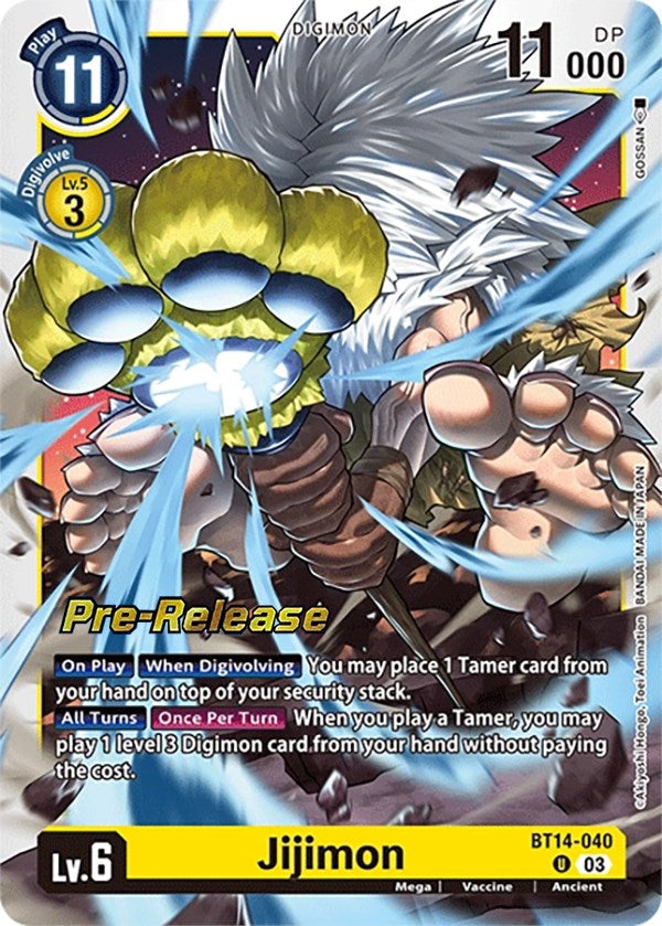 Jijimon [BT14-040] [Blast Ace Pre-Release Cards] | Play N Trade Winnipeg