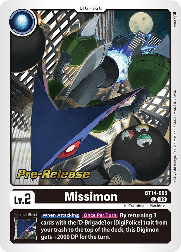 Missimon [BT14-005] [Blast Ace Pre-Release Cards] | Play N Trade Winnipeg