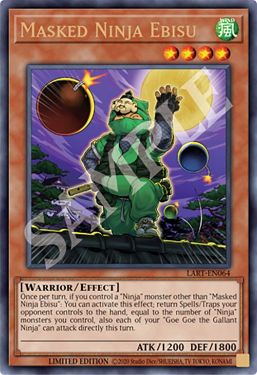 Masked Ninja Ebisu [LART-EN064] Ultra Rare | Play N Trade Winnipeg