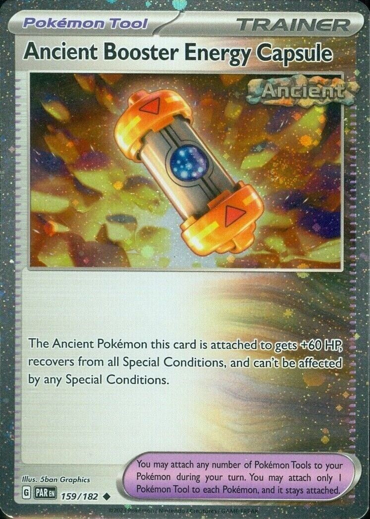 Ancient Booster Energy Capsule (159/182) (Cosmos Holo) [Scarlet & Violet: Paradox Rift] | Play N Trade Winnipeg