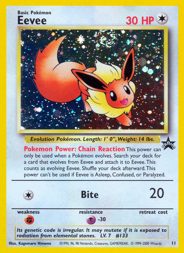 Eevee (11) [Wizards of the Coast: Black Star Promos] | Play N Trade Winnipeg