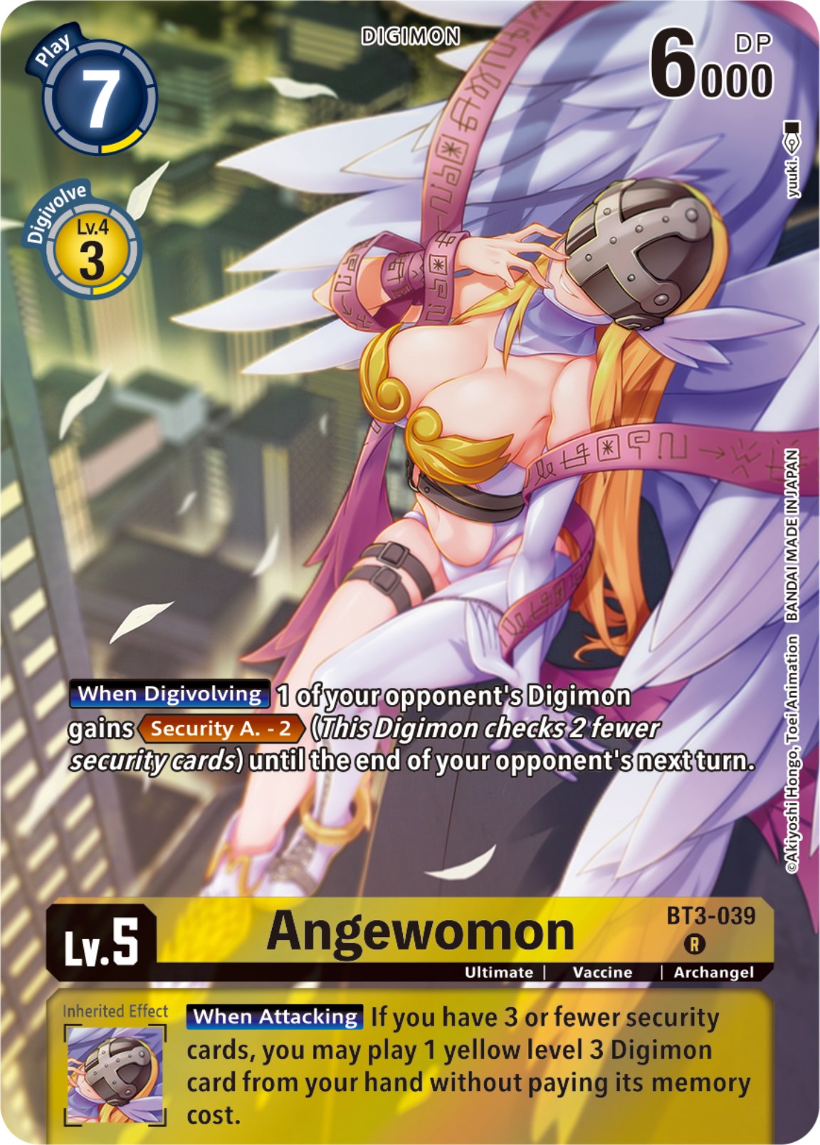 Angewomon [BT3-039] (Gift Box 2023) [Release Special Booster Promos] | Play N Trade Winnipeg