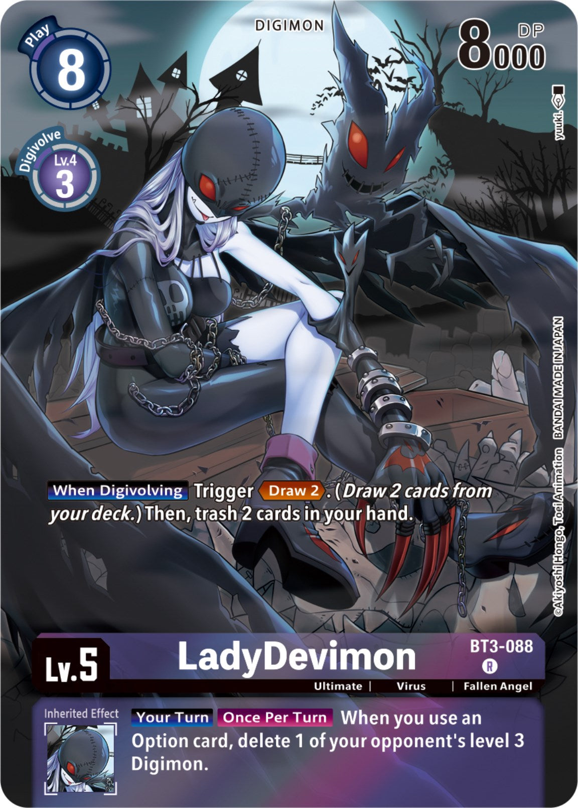 LadyDevimon [BT3-088] (Gift Box 2023) [Release Special Booster Promos] | Play N Trade Winnipeg