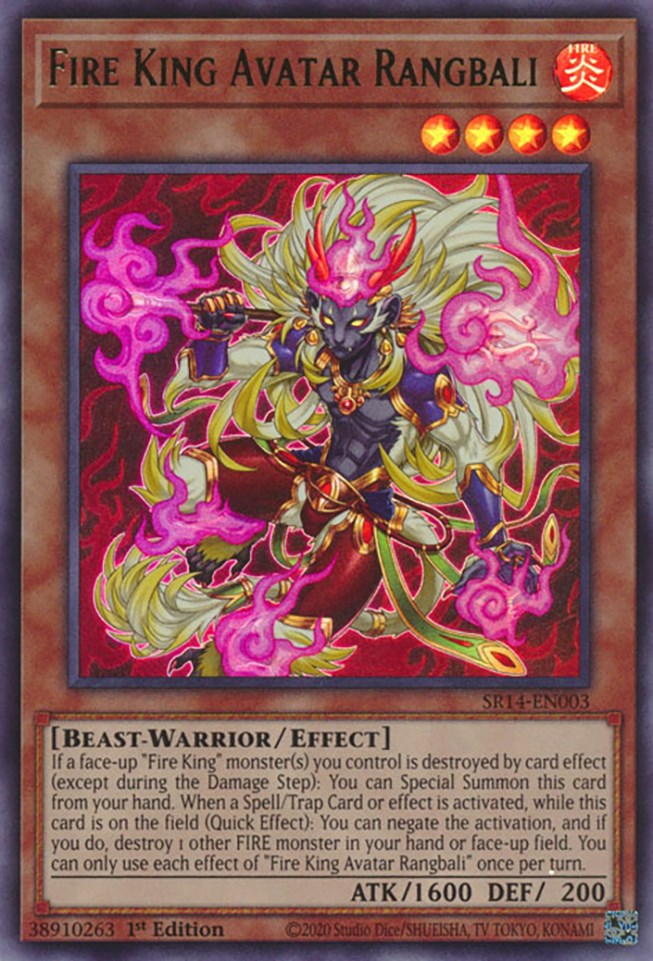 Fire King Avatar Rangbali [SR14-EN003] Ultra Rare | Play N Trade Winnipeg