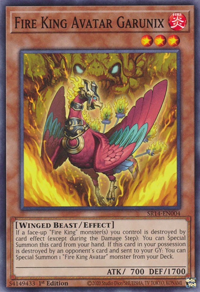 Fire King Avatar Garunix [SR14-EN004] Common | Play N Trade Winnipeg