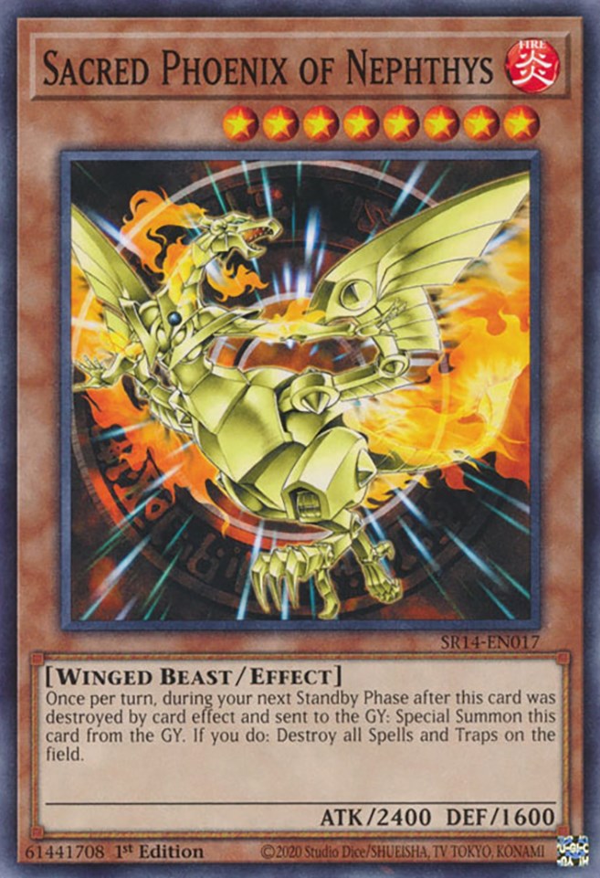 Sacred Phoenix of Nephthys [SR14-EN017] Common | Play N Trade Winnipeg
