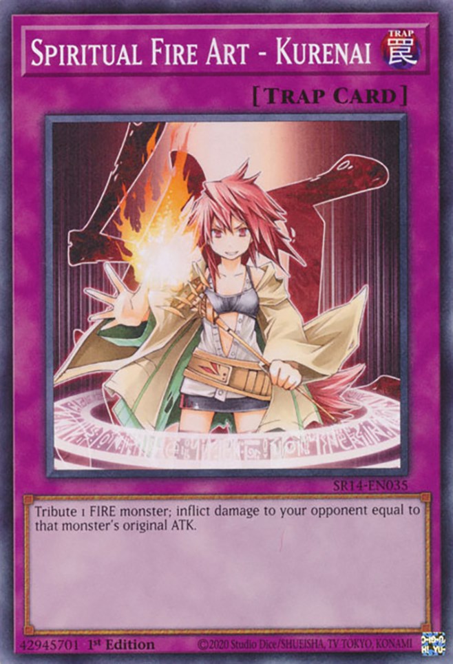 Spiritual Fire Art - Kurenai [SR14-EN035] Common | Play N Trade Winnipeg