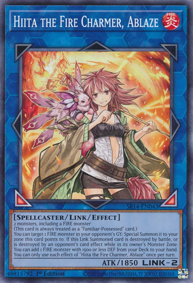 Hiita the Fire Charmer, Ablaze [SR14-EN043] Common | Play N Trade Winnipeg