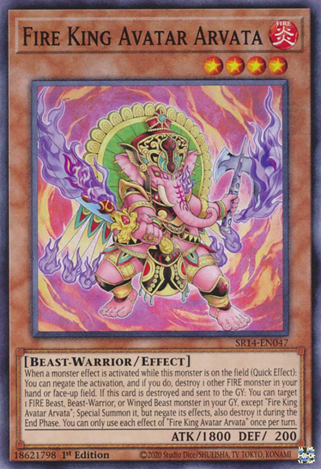 Fire King Avatar Arvata [SR14-EN047] Common | Play N Trade Winnipeg