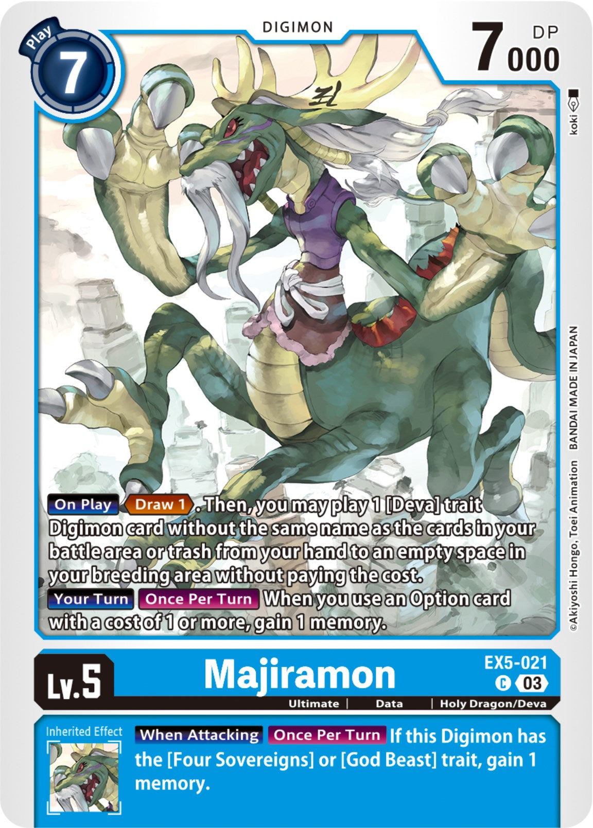 Majiramon [EX5-021] [Animal Colosseum] | Play N Trade Winnipeg