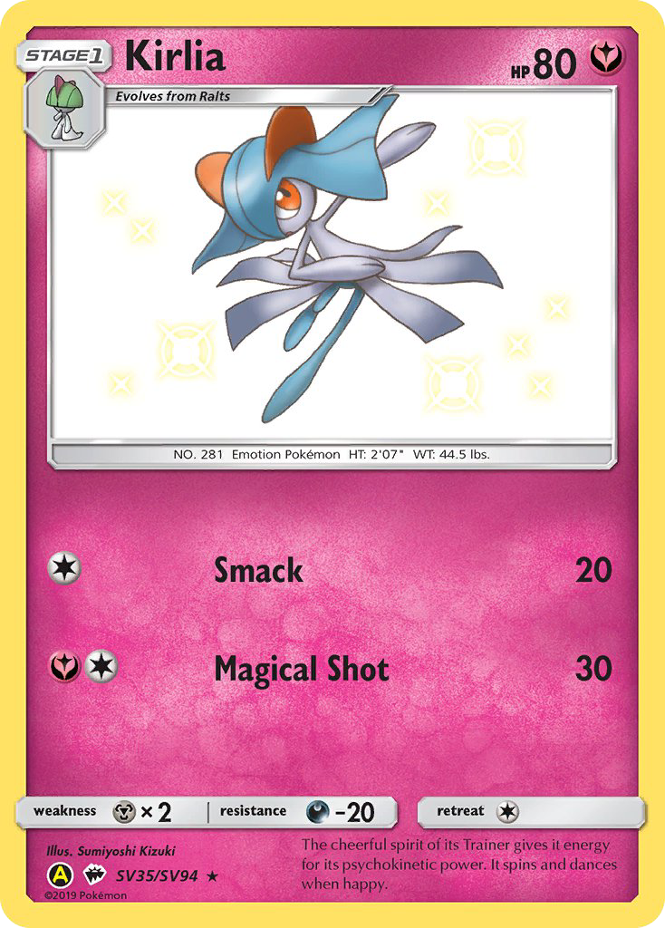 Kirlia (SV35/SV94) [Sun & Moon: Hidden Fates - Shiny Vault] | Play N Trade Winnipeg