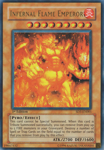 Infernal Flame Emperor [SD3-EN001] Ultra Rare | Play N Trade Winnipeg