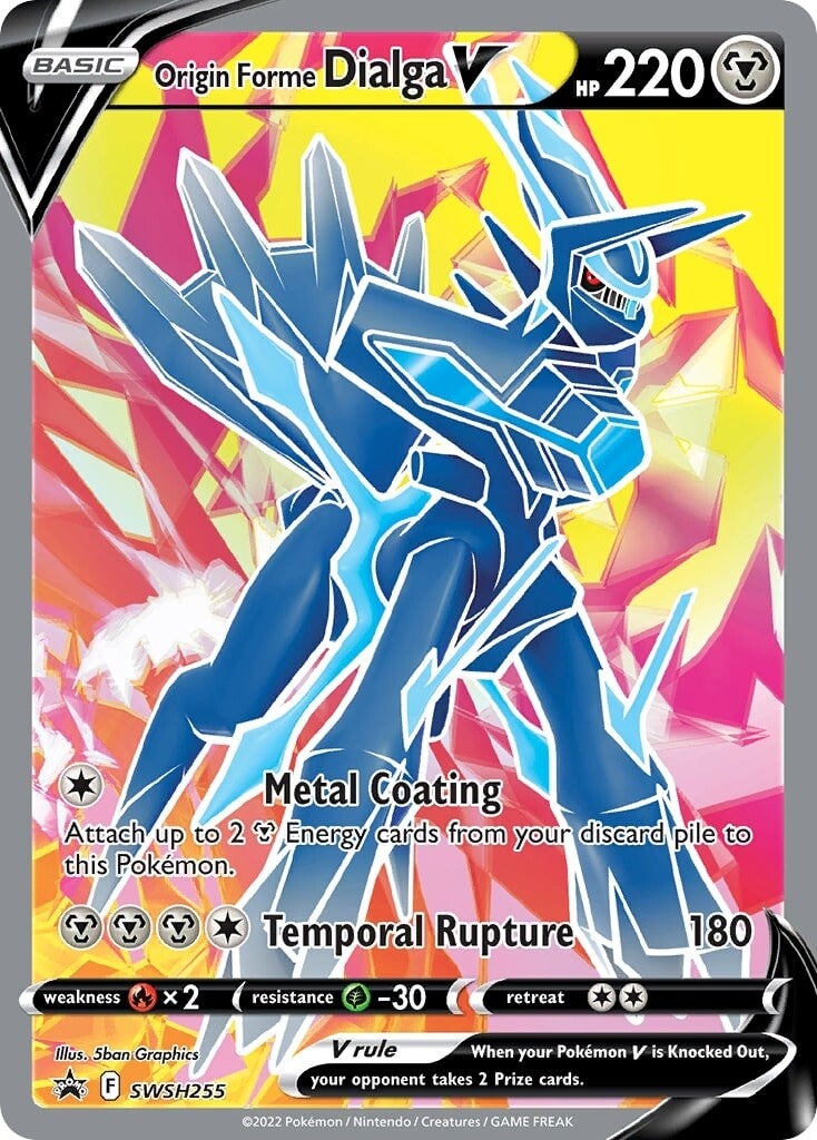 Origin Forme Dialga V (SWSH255) [Sword & Shield: Black Star Promos] | Play N Trade Winnipeg