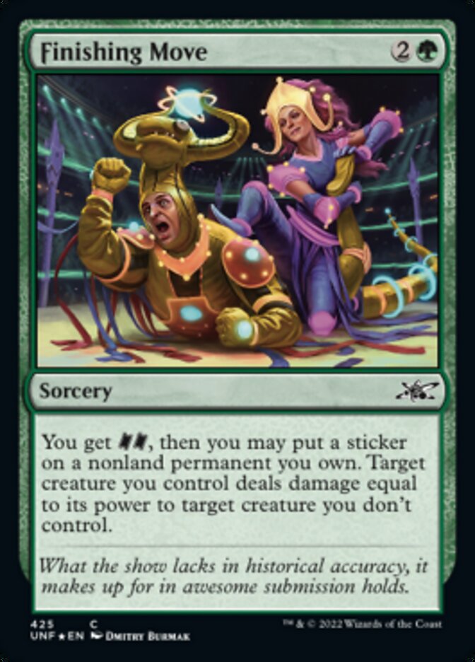 Finishing Move (Galaxy Foil) [Unfinity] | Play N Trade Winnipeg