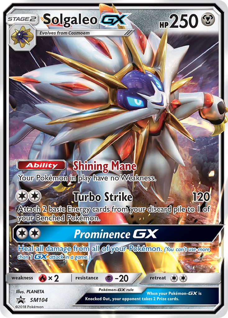 Solgaleo GX (SM104) [Sun & Moon: Black Star Promos] | Play N Trade Winnipeg