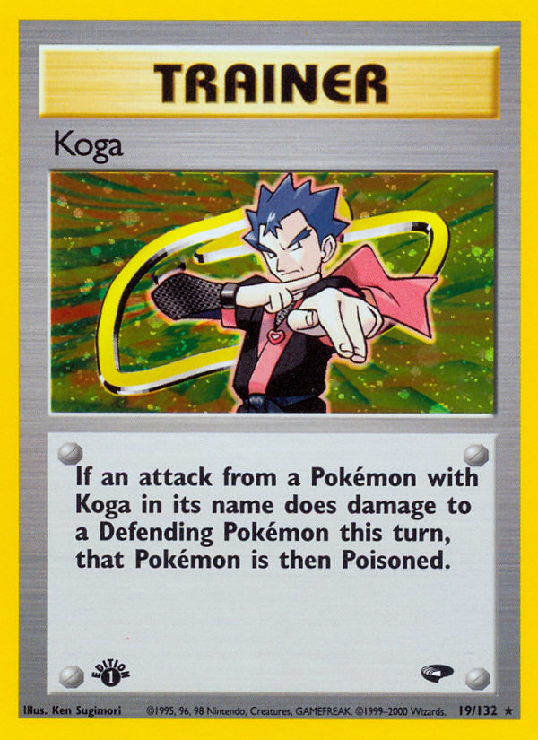 Koga (19/132) [Gym Challenge 1st Edition] | Play N Trade Winnipeg