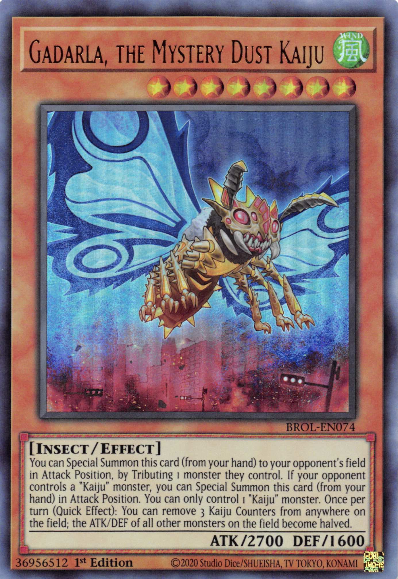 Gadarla, the Mystery Dust Kaiju [BROL-EN074] Ultra Rare | Play N Trade Winnipeg