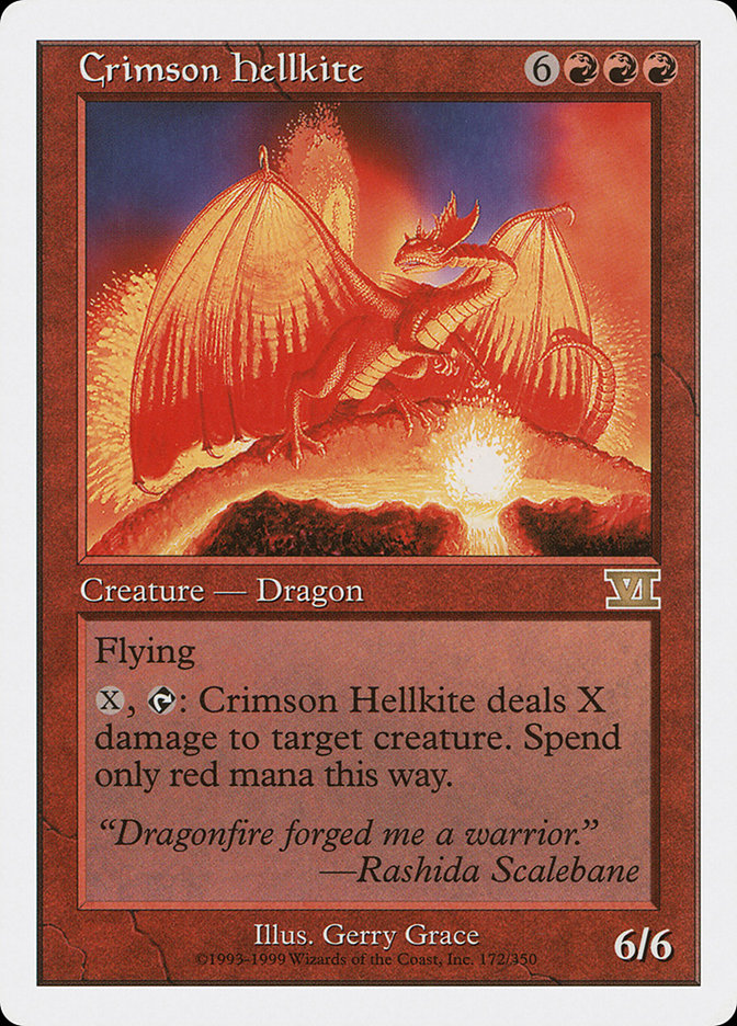 Crimson Hellkite [Classic Sixth Edition] | Play N Trade Winnipeg