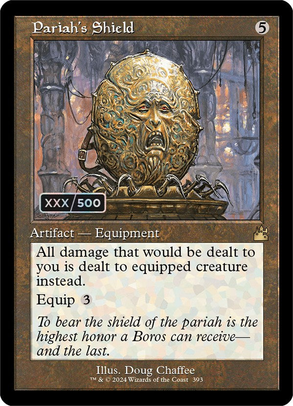 Pariah's Shield (Retro) (Serialized) [Ravnica Remastered] | Play N Trade Winnipeg