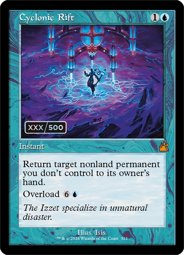 Cyclonic Rift (Retro) (Serialized) [Ravnica Remastered] | Play N Trade Winnipeg