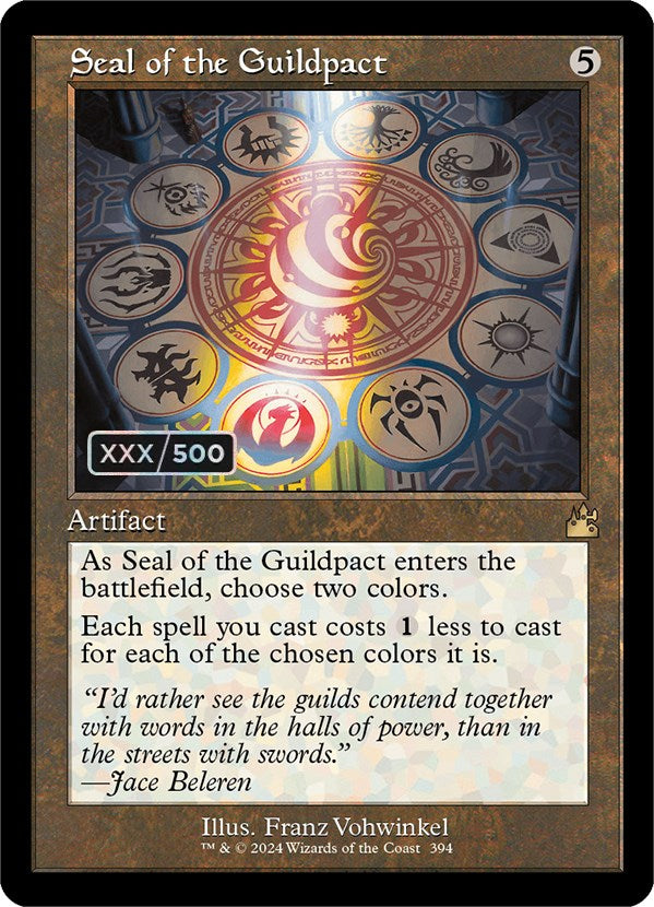 Seal of the Guildpact (Retro) (Serialized) [Ravnica Remastered] | Play N Trade Winnipeg
