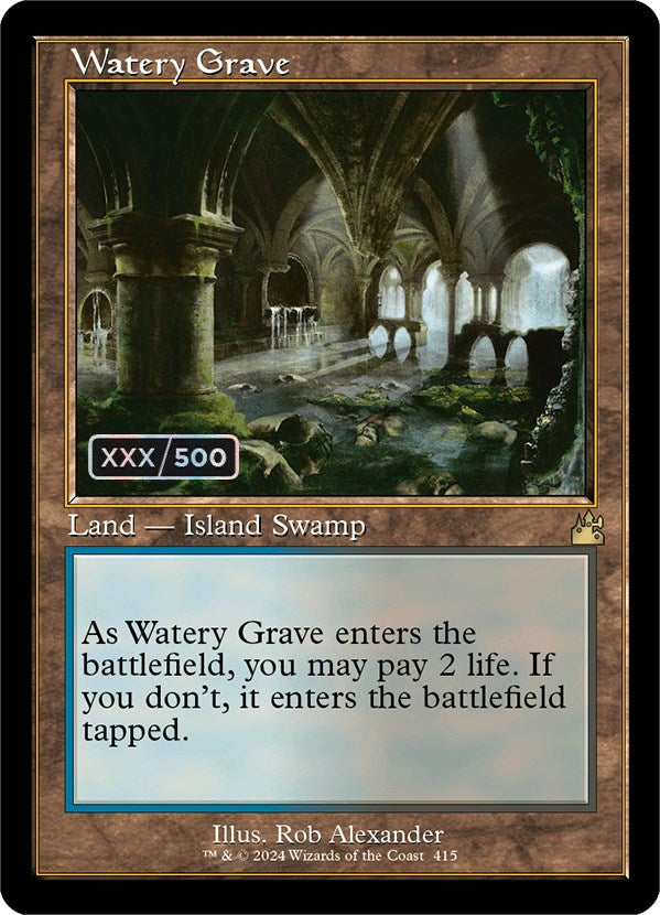 Watery Grave (Retro) (Serialized) [Ravnica Remastered] | Play N Trade Winnipeg