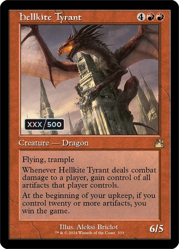 Hellkite Tyrant (Retro) (Serialized) [Ravnica Remastered] | Play N Trade Winnipeg