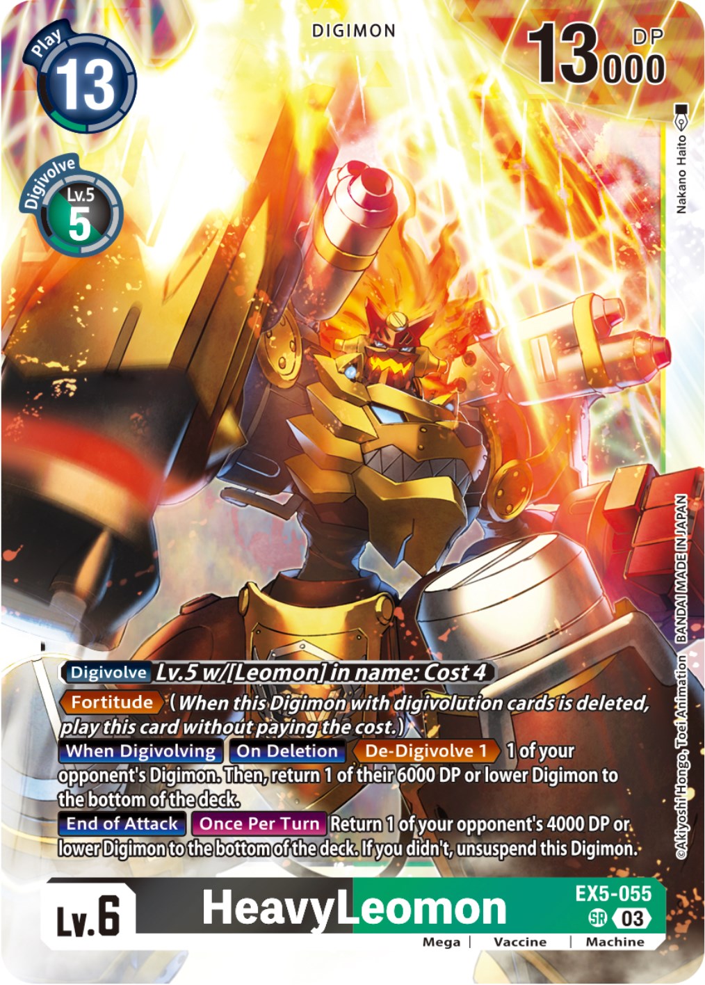 HeavyLeomon [EX5-055] [Animal Colosseum] | Play N Trade Winnipeg