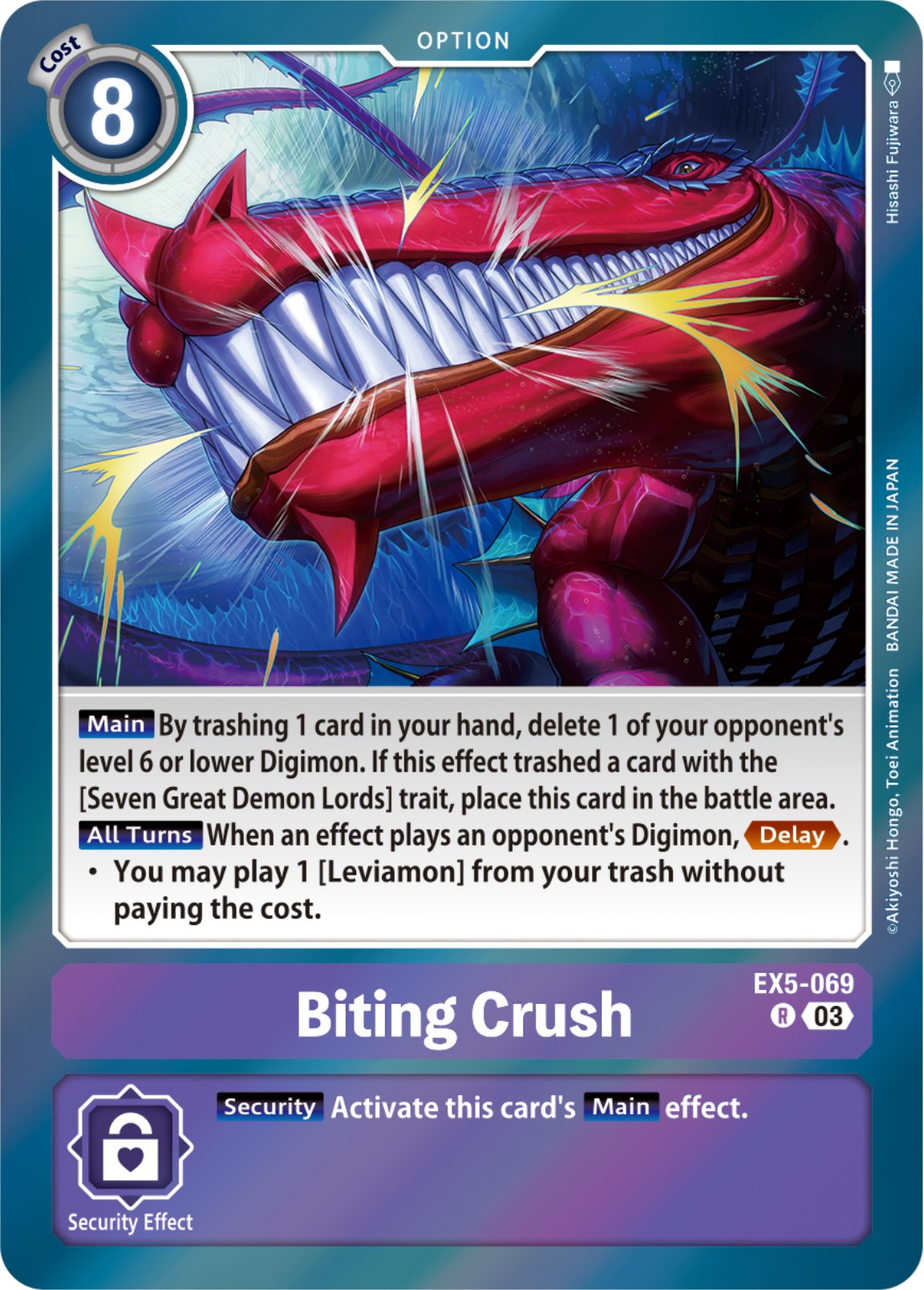 Biting Crush [EX5-069] [Animal Colosseum] | Play N Trade Winnipeg