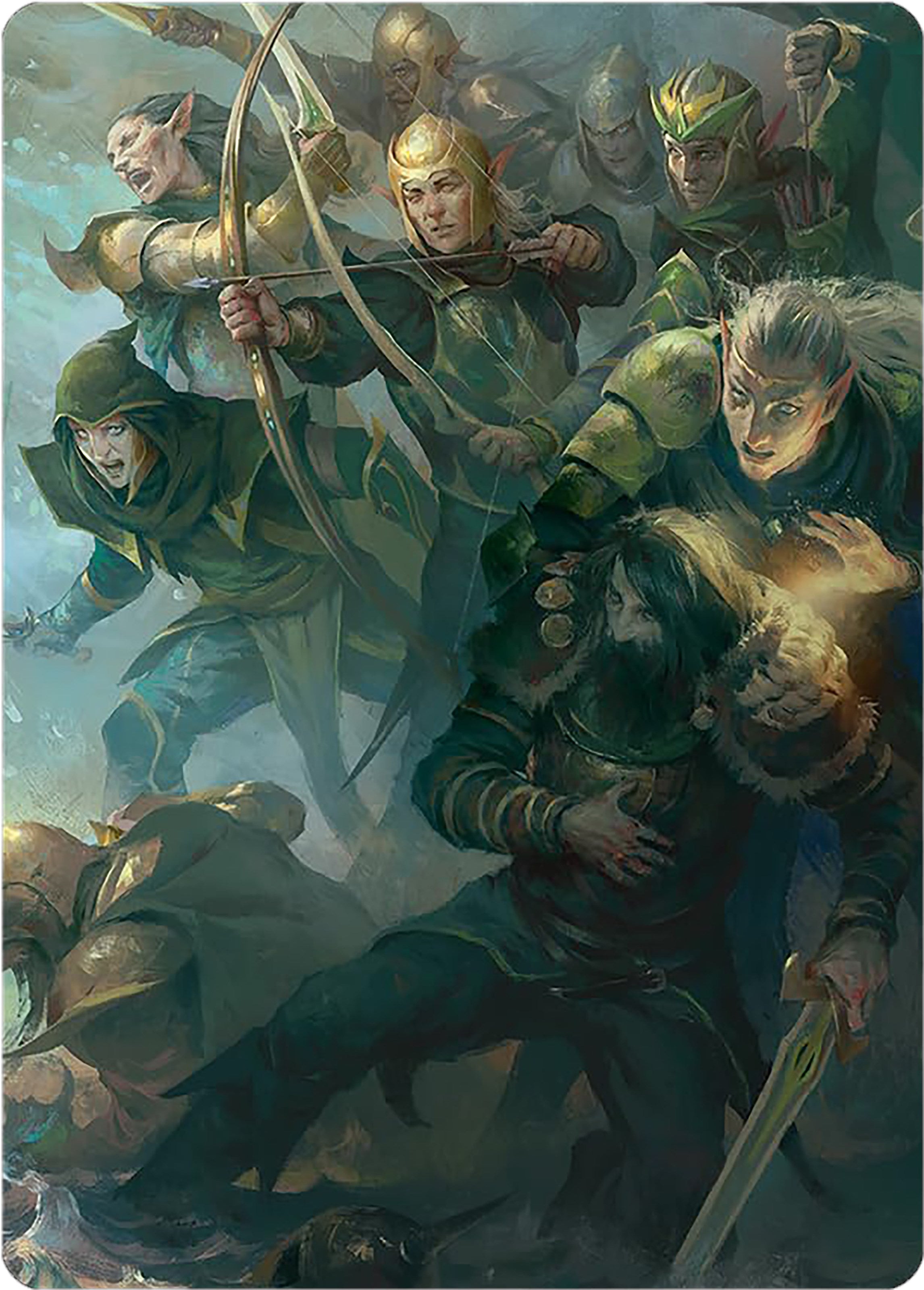 Galadhrim Brigade Art Card [The Lord of the Rings: Tales of Middle-earth Art Series] | Play N Trade Winnipeg